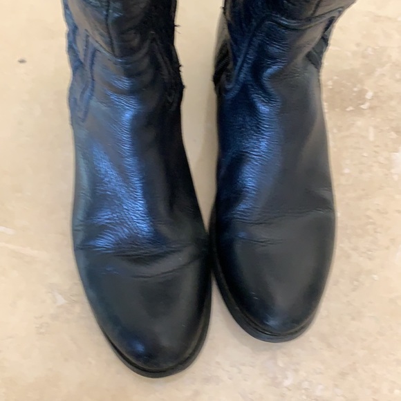 ETIENNE AIGNER Black Genuine Leather Boot - Picture 4 of 13